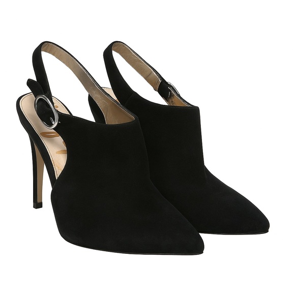 Sam Edelman Shoes - 💖(2 for $15)💖 Sam Edelman Black Suede Heels (Please Read Description)